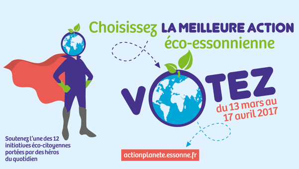 Votez pour la meilleure initiative éco-citoyenne du département de l'Essonne